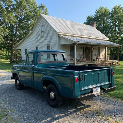 Breezer window with ABS frame on a 1957-1960 Ford pickup truck