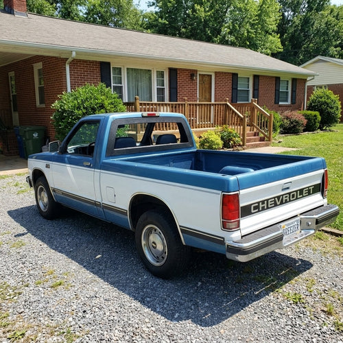 Breezer window with ABS frame on a 1982-1993 Chevy S-10 pickup truck