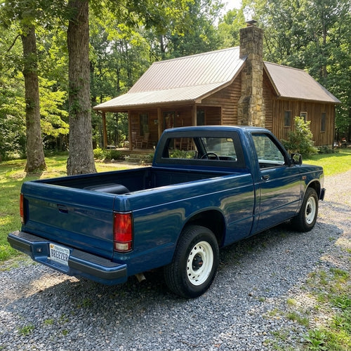 Breezer window with ABS frame on a 1982-1993 GMC Sonoma pickup truck