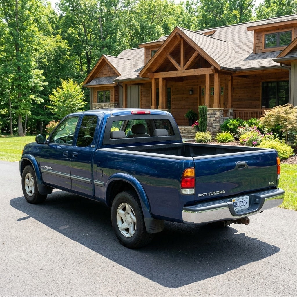 Breezer window with ABS frame on a 1999-2006 Toyota Tundra pickup truck