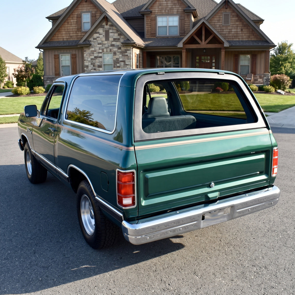 Removable Rear Window for 1974-1993 Dodge Ramcharger